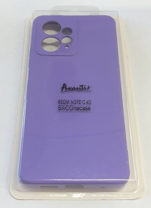 Avantis Full Silicone case Xiaomi Redmi Note 12 4G Elegant Purple
