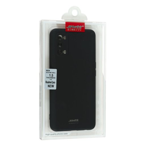 Силікон Case SMTT (AA) для Realme 7 Pro Black