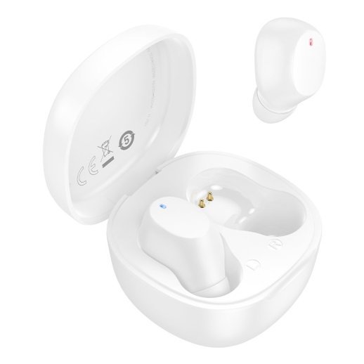 Бездротові навушники BOROFONE BW97 Clear True Wireless Stereo (TWS), білий