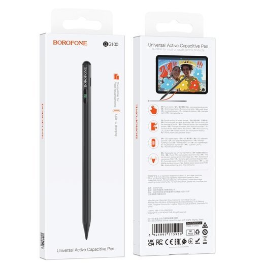 Стилус для планшету універсальний Borofone BG100, чорний