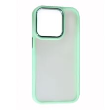 Накладка Matte Metal Buttons для Apple iPhone 14 Pro Max Green