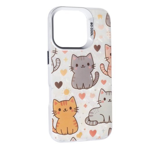 Накладка Soft Milky для Apple iPhone 16 Pro Max Cats