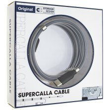 Кабель SUPERCALLA USB - Type-C 10 магнітів ЧОРНИЙ