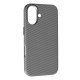 Накладка Leather Carbon With Magnetic для Apple iPhone 16 Titanium