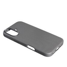 Накладка Leather Carbon With Magnetic для Apple iPhone 16 Titanium