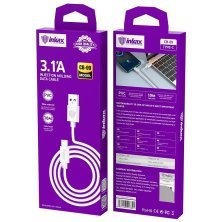 КАБЕЛЬ USB INKAX CB-09 TYPE-C 1 метр 3.1A