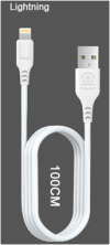 Кабель USB WUW X153 USB-Lightning 2.4A білий