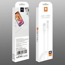 Кабель USB-C WUW X173 Type-C - USB Micro 12W БІЛИЙ (70)
