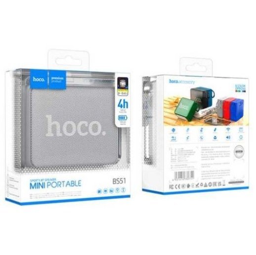 Колонка бездротова HOCO BS51, СІРИЙ