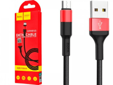 USB Cable Hoco X26 Xpress Charging Micro Black-Red