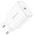 Мережевий зарядний пристрій BOROFONE BA57A Easy Speed single port PD20W USB-C, БІЛИЙ