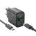 Мережевий зарядний пристрій HOCO CS23A TYPE-C PD 30W + USB QC 3.0 + КАБЕЛЬ TYPE-C - TYPE-C, чорний