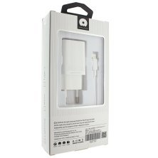 Мережевий зарядний пристрій WUW T33 2USB 2.4A + USB Lightning