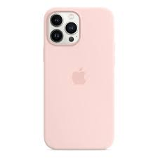 Silicone Case Original With MagSafe and Splash Screen Apple iPhone 13 Pro Max Chalk Pink