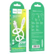 USB-C кабель HOCO X85 Type-C - Lightning 1метр, білий