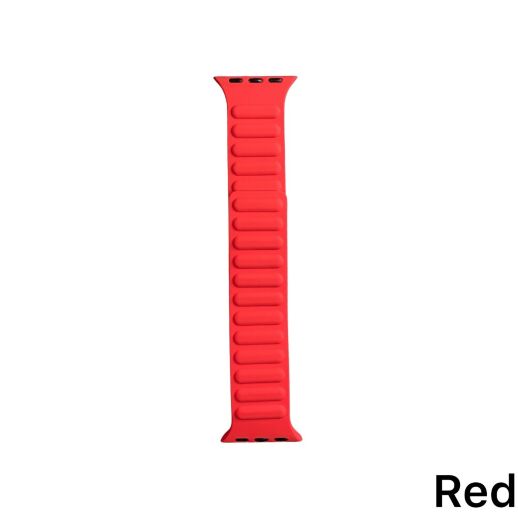 Ремінець для Apple Watch Silicone Magnetic 42/44mm Red
