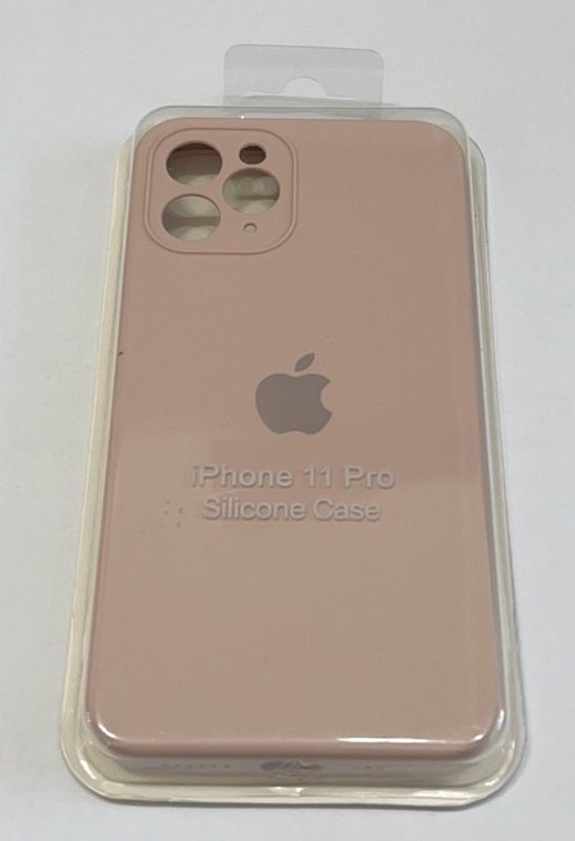 Чохол Silicone Case Copy Apple iPhone 11 Pro Square Pink Sand, 04