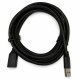 Кабель-подовжувач W-U9318 USB 3.0 Male  -  USB Female 5Gbps, OFC, Ø5.5 мм, 3 м, чорний
