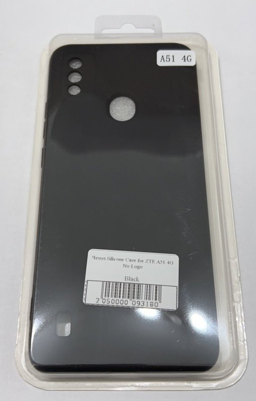 Чохол Silicone Case for ZTE A51 4G No Logo Black