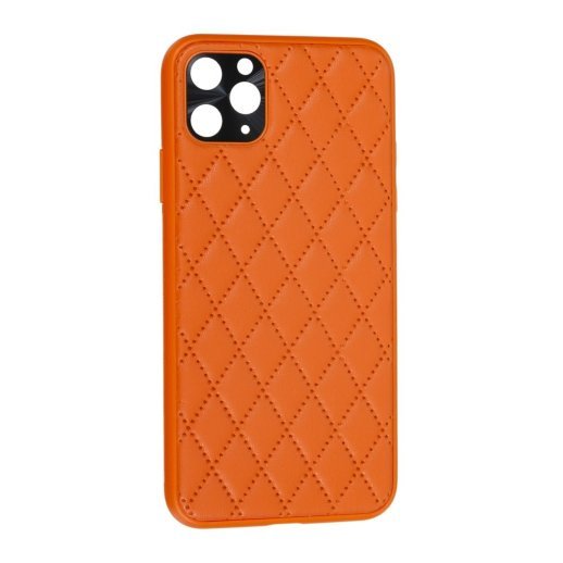 Чохол Шкiра Люкс 2021 для Apple iPhone 11 Pro Max Orange