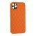 Чохол Шкiра Люкс 2021 для Apple iPhone 11 Pro Max Orange
