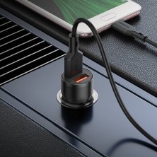 Автомобільний зарядний пристрій BOROFONE BZ19 Wisdom dual port car charger