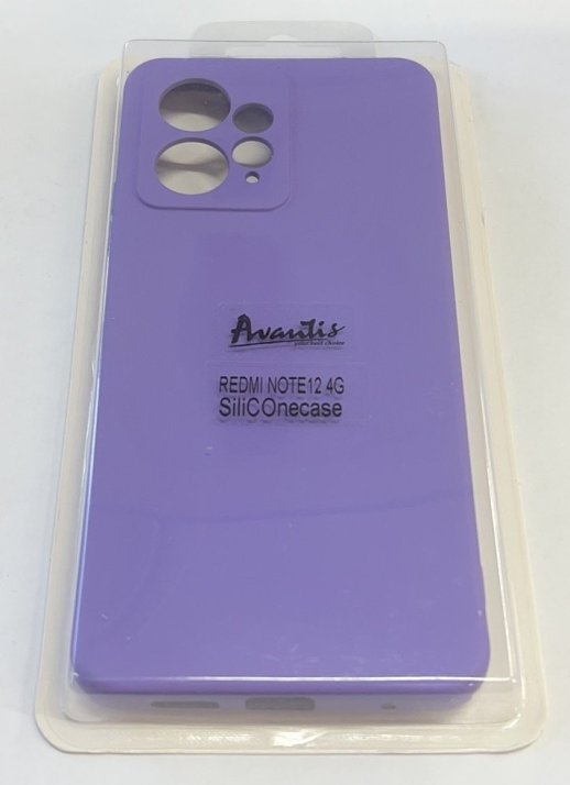 Avantis Full Silicone case Xiaomi Redmi Note 12 4G Lilac