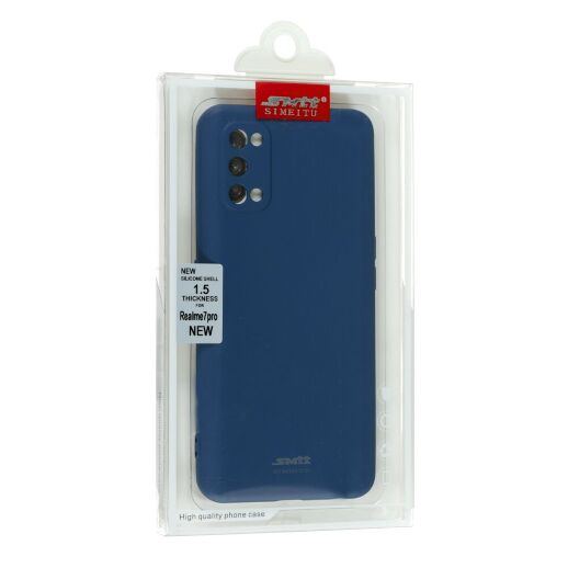 Силікон Case SMTT (AA) для Realme 7 Pro Blue
