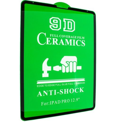 CERAMICS FILM ANTI-SHOCK APPLE IPAD PRO 12.9 2018-2021 ЧОРНИЙ