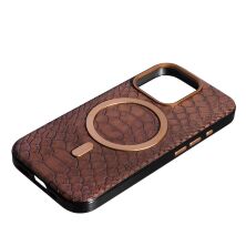 Накладка Puloka Snake with MagSafe для Apple iPhone 16 Pro Max Bronze