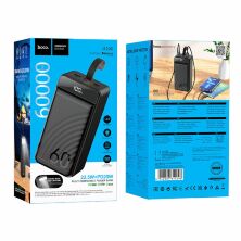 Power Bank HOCO J123C Element 22.5W+PD20W fully compatible power bank with digital display 60000 mAh чорний