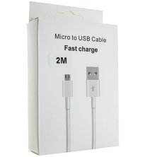 Кабель USB - micro USB 2 метри 2 Am FAST CHARGE в упаковці