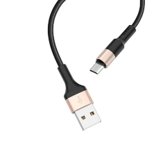 USB Cable Hoco X26 Xpress Charging Micro Black-Gold