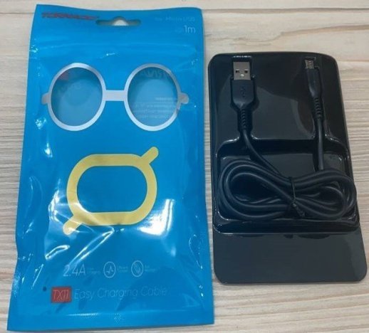 USB Cable TORNADO TX11 Micro 2.4A/1m Black