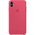 Чохол Silicone Case Original Apple iPhone Xs Hibiscus Pink