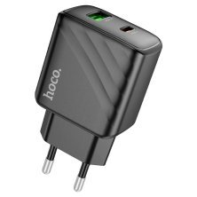 Мережевий зарядний пристрій HOCO CS23A TYPE-C PD 30W + USB QC 3.0,чорний