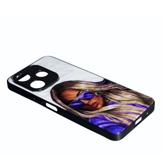 Накладка Prisma Ladies New для Xiaomi Redmi 13/Poco M6 Purple glasses