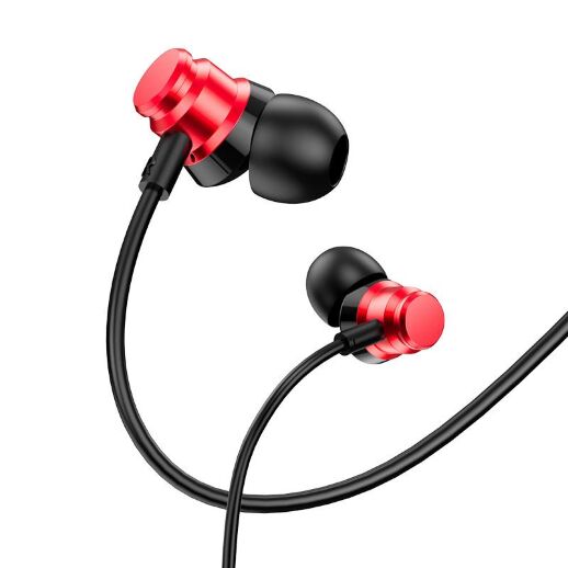 Дротові навушники BOROFONE BM62, червоний