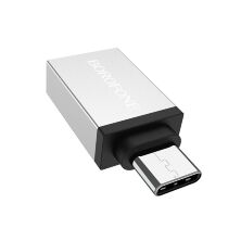 Перехідник BOROFONE BV3 OTG з USB мама на Type-C папа USB 3.0 5G MAX