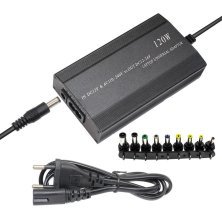 Універсальний зарядний пристрій для ноутбука AC/DC 120W з 10 перехідниками