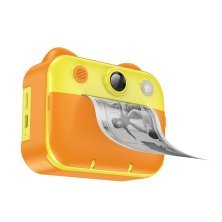 ФОТО КАМЕРА HOCO DV204 Dual lens children printing camera, жовтий