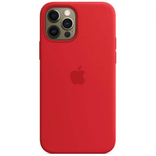 Чохол Silicone Case Original Apple iPhone 12 / 12 Pro (MagSafe) Red