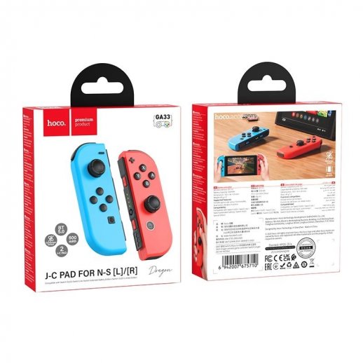 Joy-con HOCO GA33 Dragon wireless game controller Switch 1st gen, red blue