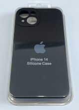 Чохол Silicone Case Copy Apple iPhone 14 Square Black, 01