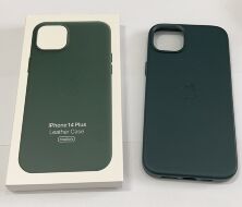 Чохол Leather Case Apple Iphone 14 Plus  MagSafe Forest Green
