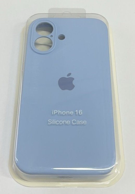 Чехол Silicone Case Copy Apple iPhone 16 Square Lilac 5