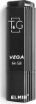 USB Flash Drive T&G TG121 Vega 64GB Стальной