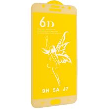 Захисне скло 6D PREMIUM SAMSUNG J700 Galaxy J7 2015 WHITE