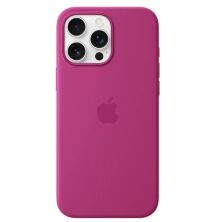 Задня накладка з Magsafe + ЗАСТАВКА Full Silicone Case APPLE iPhone 16 PRO 6.3" 3-FUCHSIA