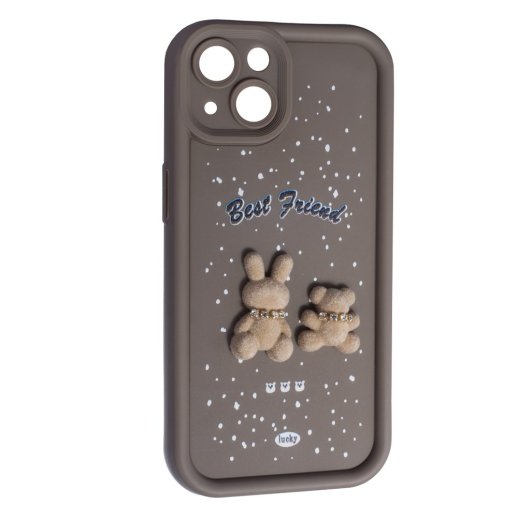 Силікон Best Friend для Apple iPhone 14 Brown